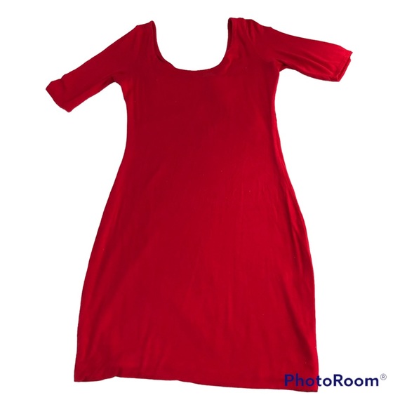 Sopranos Stretchy Bodycon Red dress Size M - Picture 6 of 10